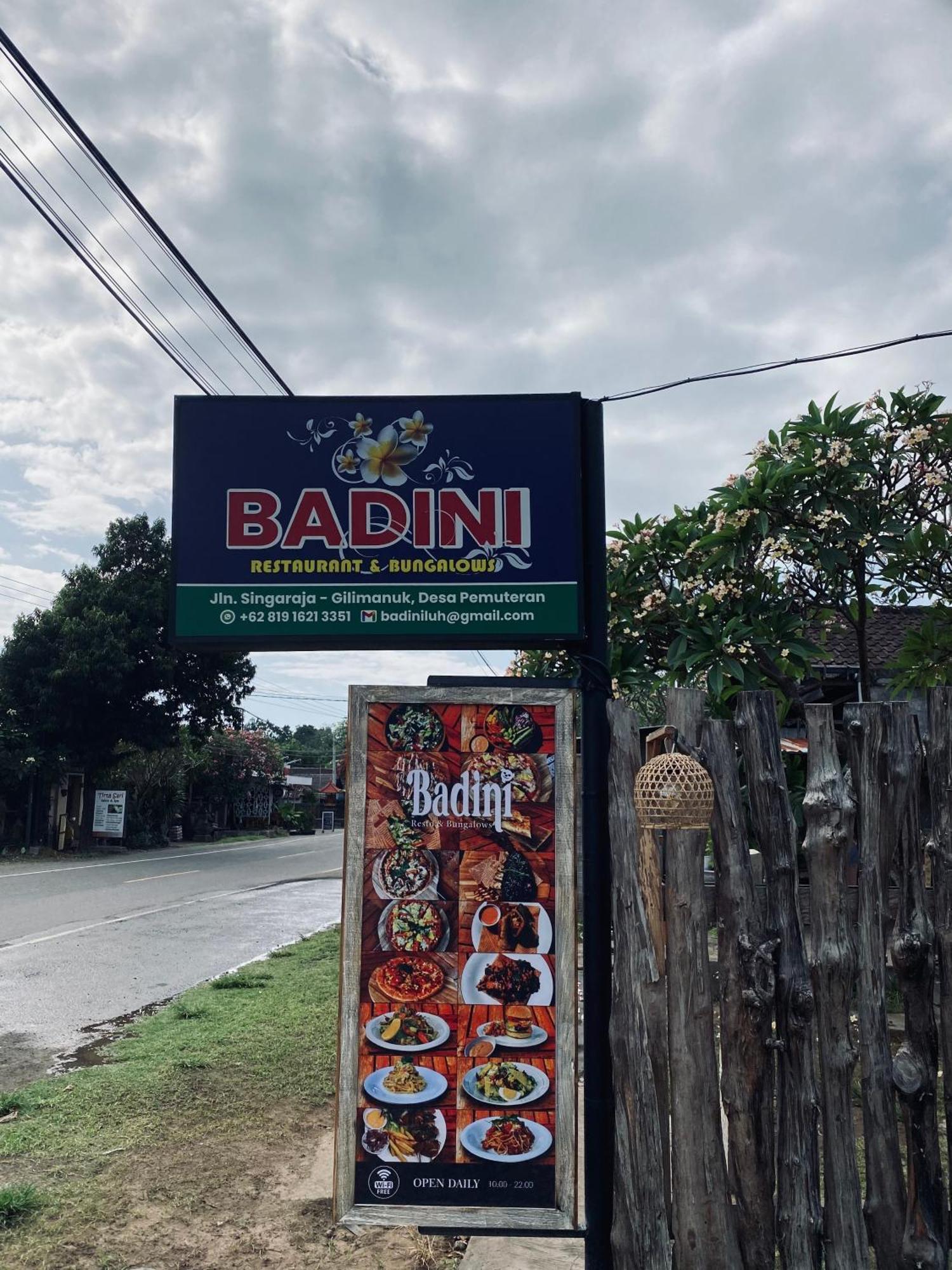 Badini Homestay Pemuteran Exterior foto